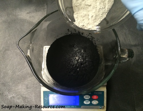 Adding the Bentonite Clay Adding the Bentonite Clay