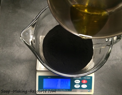 Adding the Golden Jojoba Oil and Beeswax Mixture