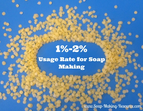Yellow Beeswax has a Typical Usage Rate of 1% - 2% Yellow Beeswax has a Typical Usage Rate of 1% - 2%