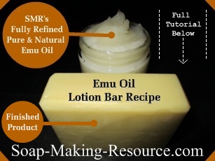 Emu Oil Lotion Bar Recipe