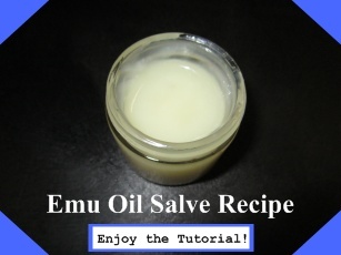Emu Oil Salve Recipe