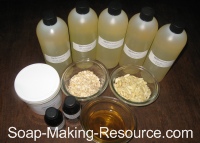Honey Oatmeal Soap Recipe Kit