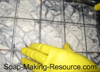 Inserting Dividers into Soap