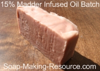 15% Infused Oil Madder Root Soap 15% Infused Oil Madder Root Soap