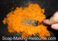 Mashing Carrots Mashing Carrots