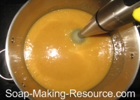 Mixing Soap with Stick Blender Mixing Soap with Stick Blender