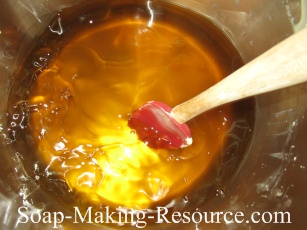 Mixing the Melted Ingredients Mixing the Melted Ingredients
