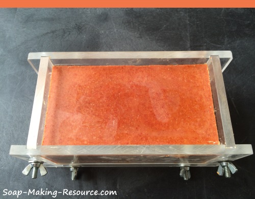 Paprika Powder and Safflower Powder Soap After the Initial Cure Paprika Powder and Safflower Powder Soap After the Initial Cure