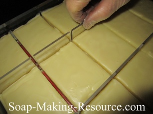 Removing the Emu Oil Lotion Bars from the Mold Removing the Emu Oil Lotion Bars from the Mold