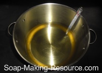 Taking the Temperature of our Soap Making Oils Taking the Temperature of our Soap Making Oils