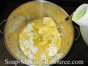 Weighing the Butter, Wax and Oils Weighing the Butter, Wax and Oils