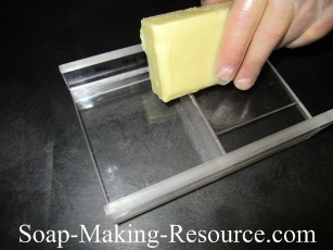 Beveling the Emu Oil Lotion Bars