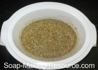 Chamomile Infusing into Olive Oil Chamomile Infusing into Olive Oil
