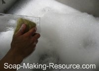Cleaning Slab Soap Mold Cleaning Slab Soap Mold!