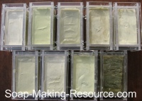 Comfrey Soap Batches