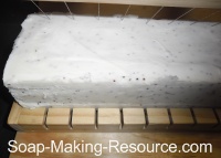 Cutting Soap with Wire Cutter