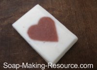 Heart Soap Made with Slab Mold Heart Soap Made with Slab Mold!