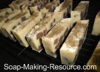 homemade soap recipe Bars Curing