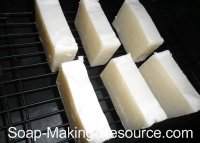 Soap Curing on Rack