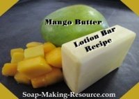 Mango Butter Lotion Bar Recipe