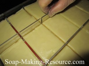 Removing the Emu Oil Lotion Bars from the Mold
