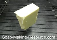 Soap Curing on Rack