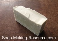 Soap Colored with 1 Teaspoon of Comfrey Powder Soap Colored with 1 Teaspoon of Comfrey Powder