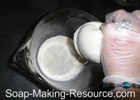 Squeezing Walnut Milk through Filter Bag