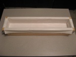 wooden soap mold with lining