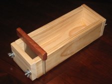 four pound wooden soap mold