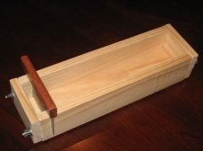 five pound wooden soap mold